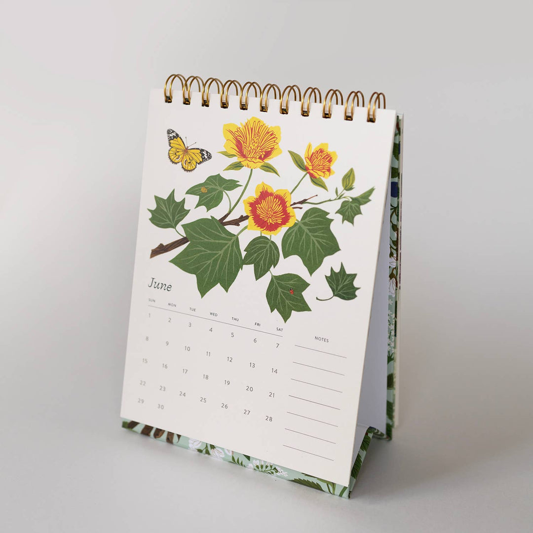 2025 DESK CALENDAR / FLOWERING TREES - Pretty by Her - handmade locally in Cambridge, Ontario