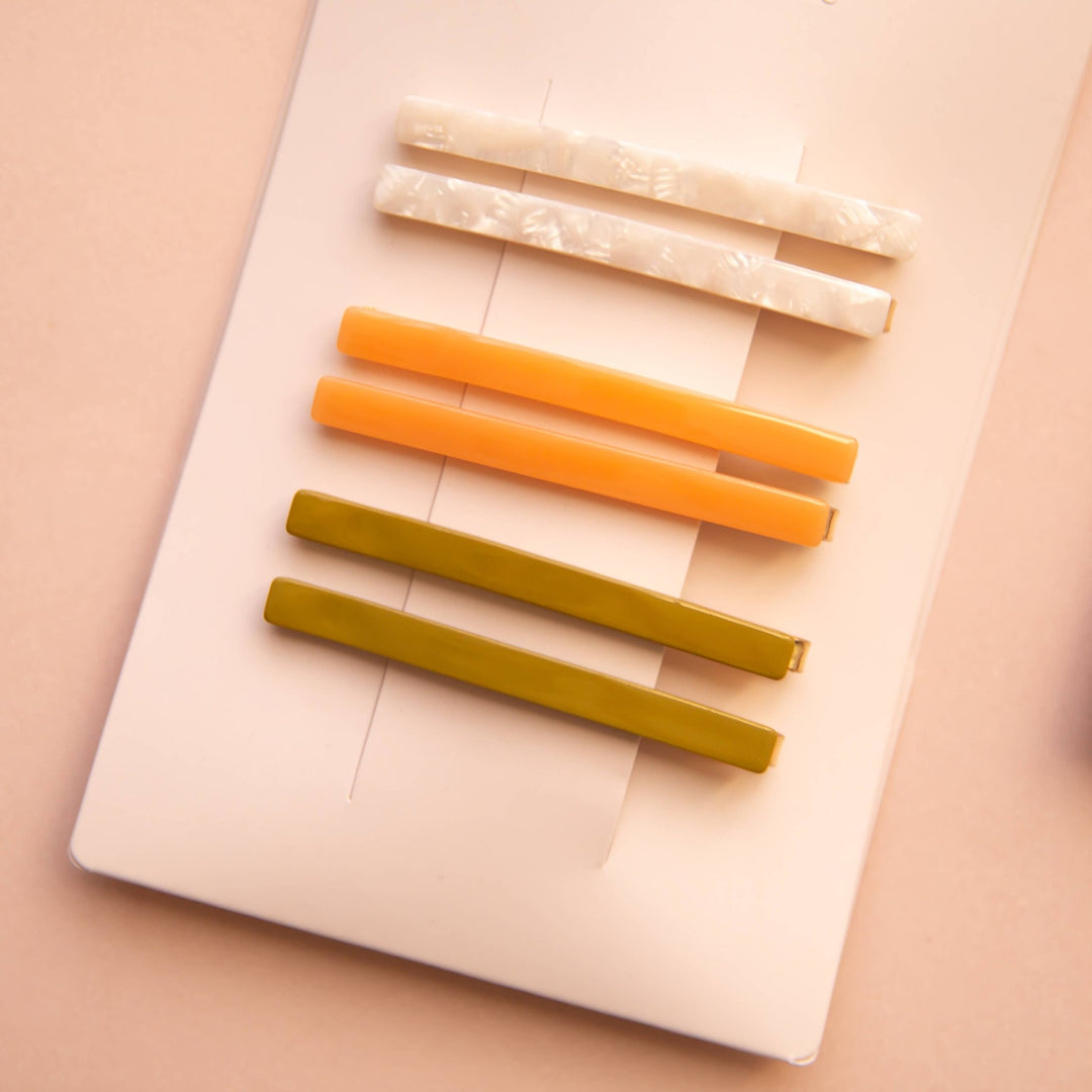 Acetate Bobby Pins | Avocado - Pretty by Her - handmade locally in Cambridge, Ontario