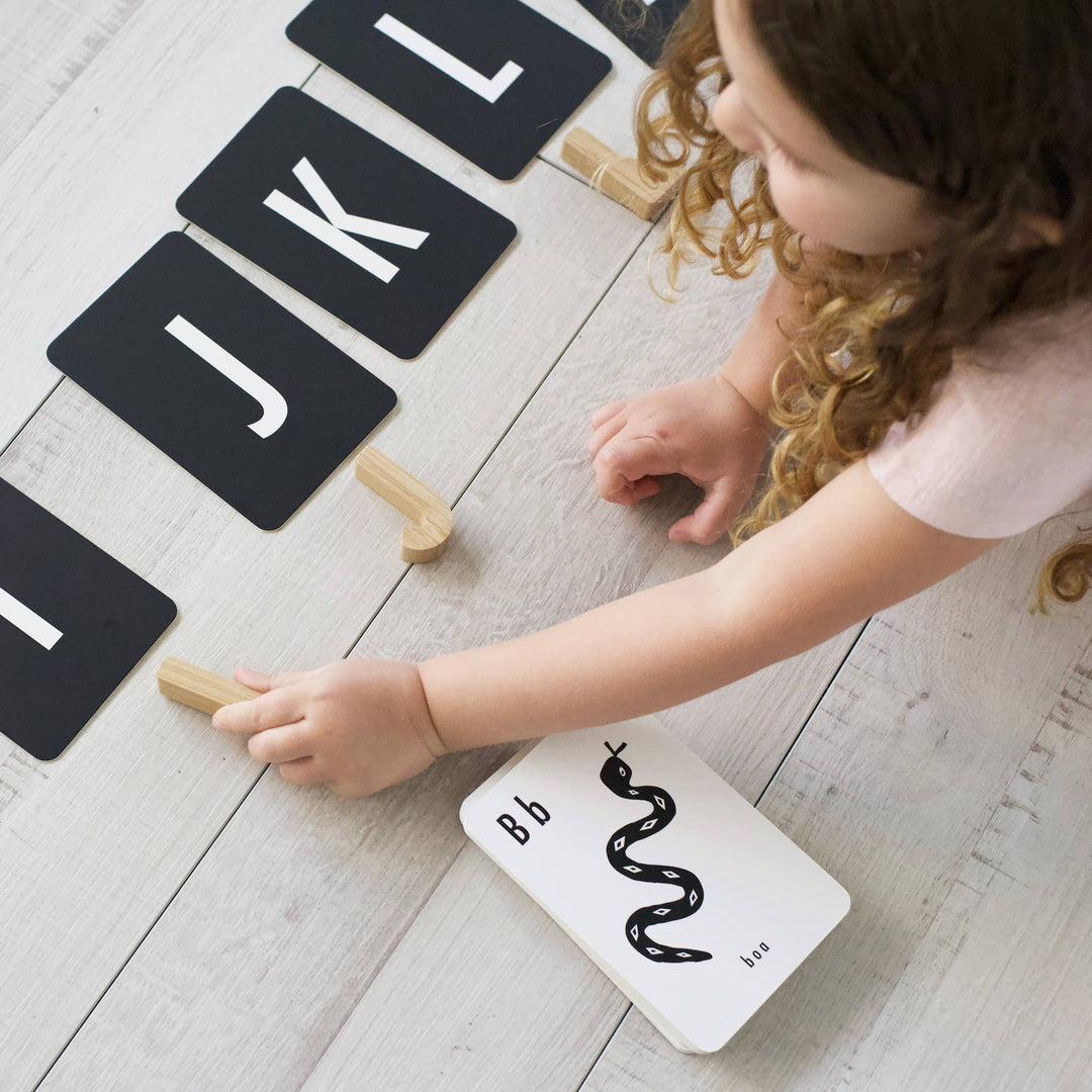 Bamboo Alphabet - Pretty by Her - handmade locally in Cambridge, Ontario