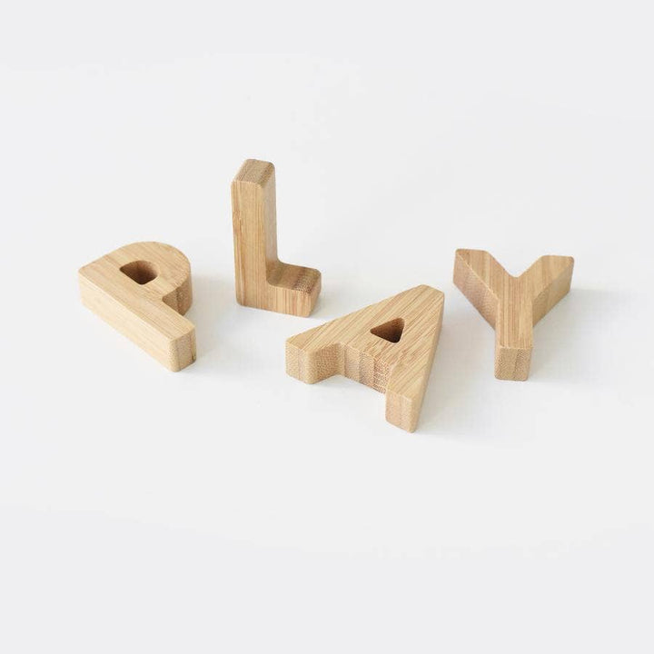 Bamboo Alphabet - Pretty by Her - handmade locally in Cambridge, Ontario