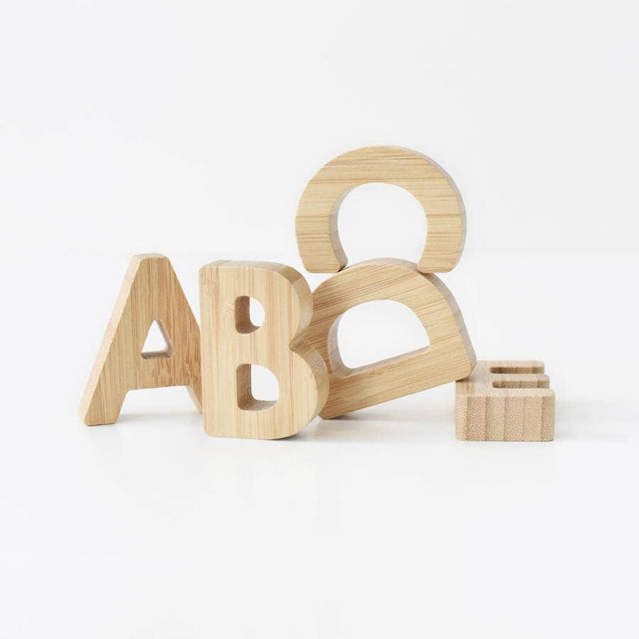 Bamboo Alphabet - Pretty by Her - handmade locally in Cambridge, Ontario