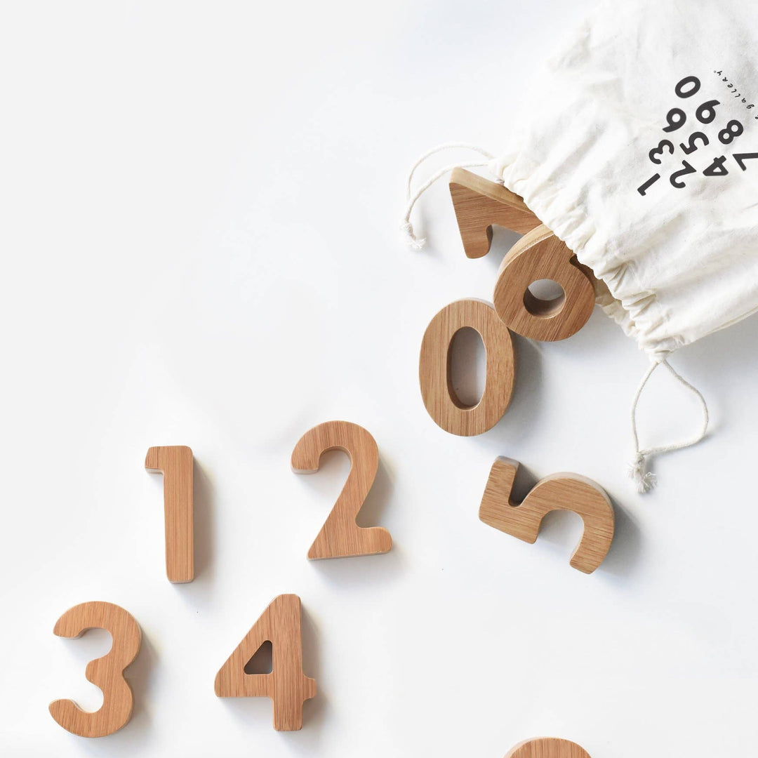 Bamboo Numbers - Pretty by Her - handmade locally in Cambridge, Ontario