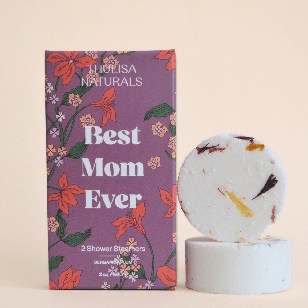 Best Mom Shower Steamers | Bergamot Plum | gift set - Pretty by Her - handmade locally in Cambridge, Ontario