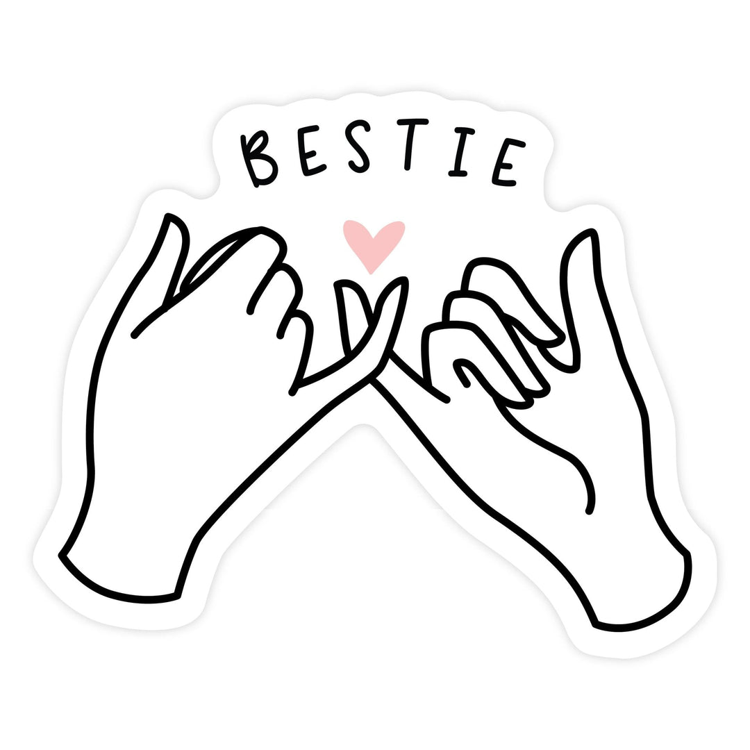 Bestie Magnet - Pretty by Her - handmade locally in Cambridge, Ontario