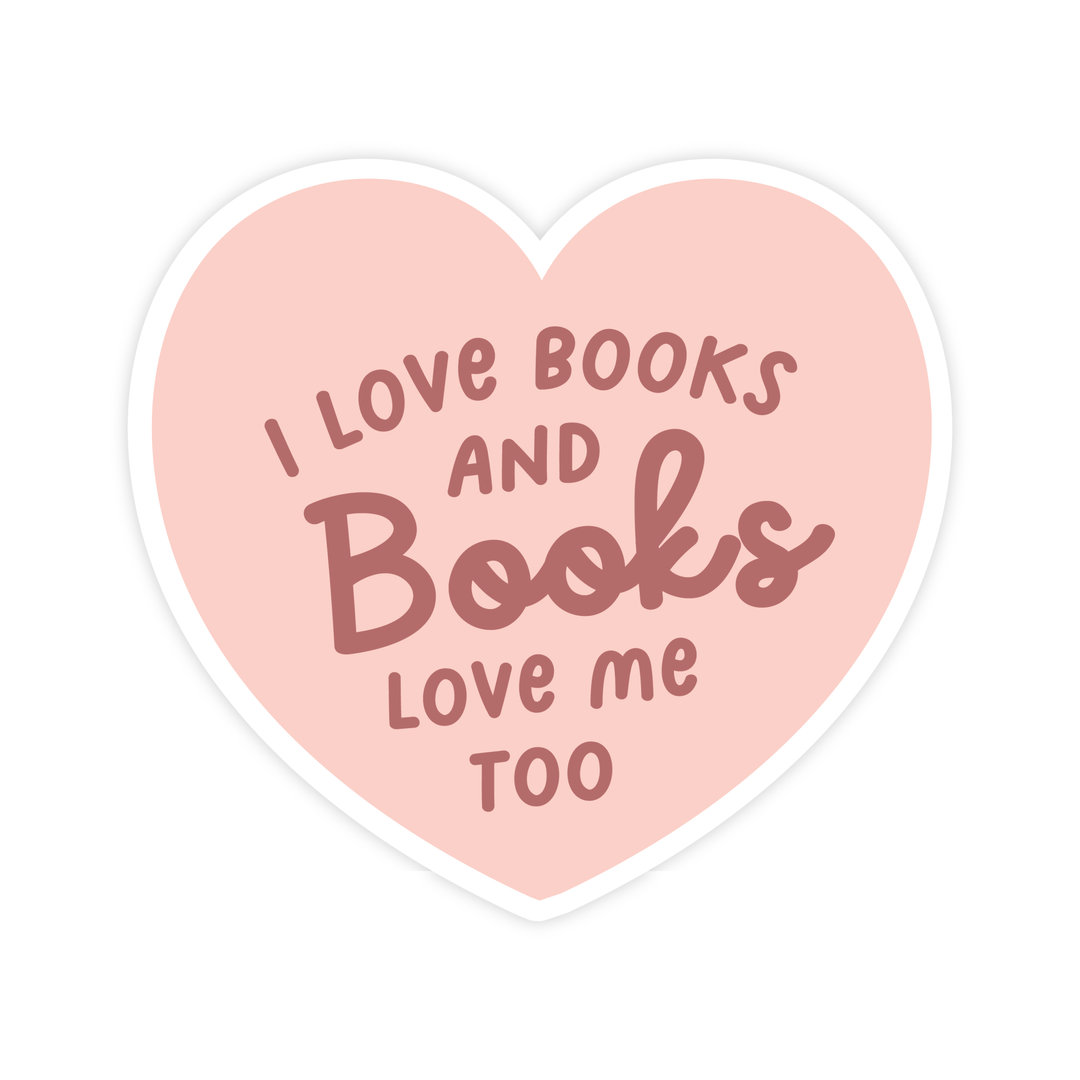 Books Love Me Too Magnet - Pretty by Her - handmade locally in Cambridge, Ontario