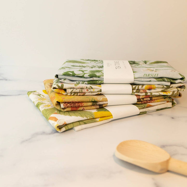 BOTANIST | 100% LINEN TEA TOWEL - Pretty by Her - handmade locally in Cambridge, Ontario