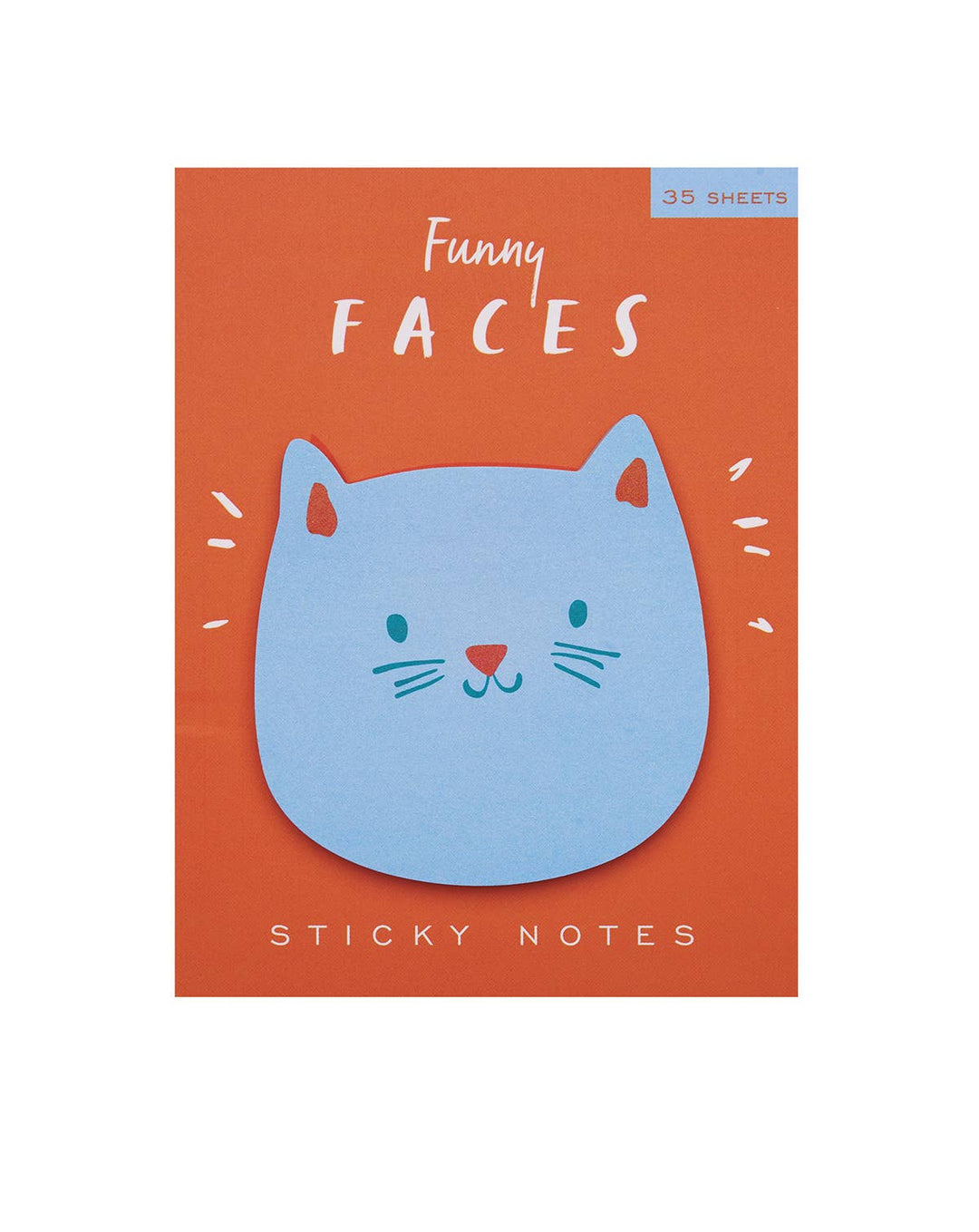 Cat Funny Faces Sticky Notes - Pretty by Her - handmade locally in Cambridge, Ontario