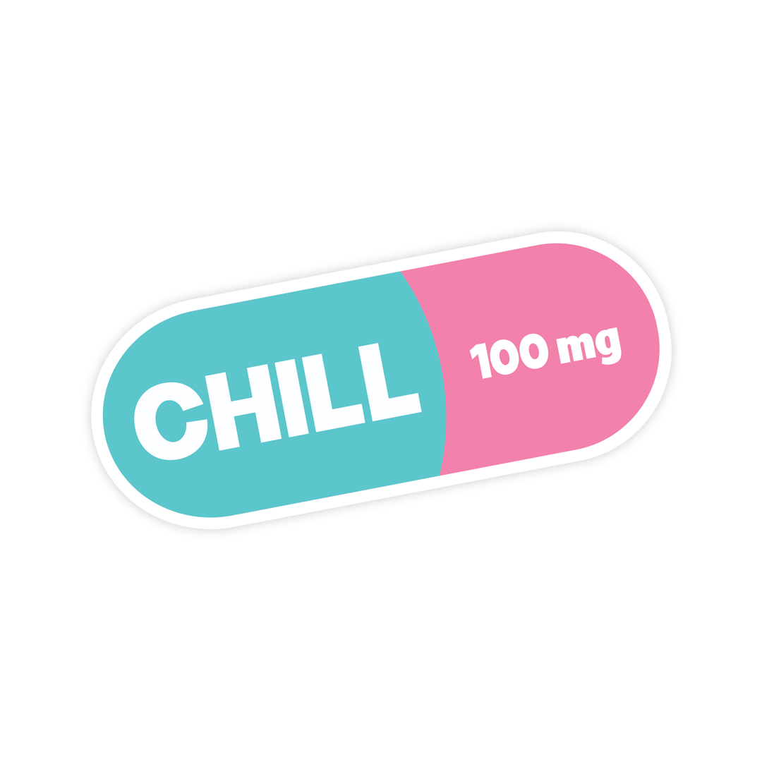 Chill Pilll Magnet - Pretty by Her - handmade locally in Cambridge, Ontario