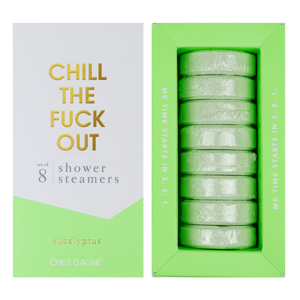 Chill the Fuck Out Shower Steamers - Eucalyptus - Pretty by Her - handmade locally in Cambridge, Ontario