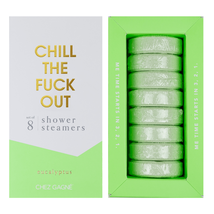 Chill the Fuck Out Shower Steamers - Eucalyptus - Pretty by Her - handmade locally in Cambridge, Ontario