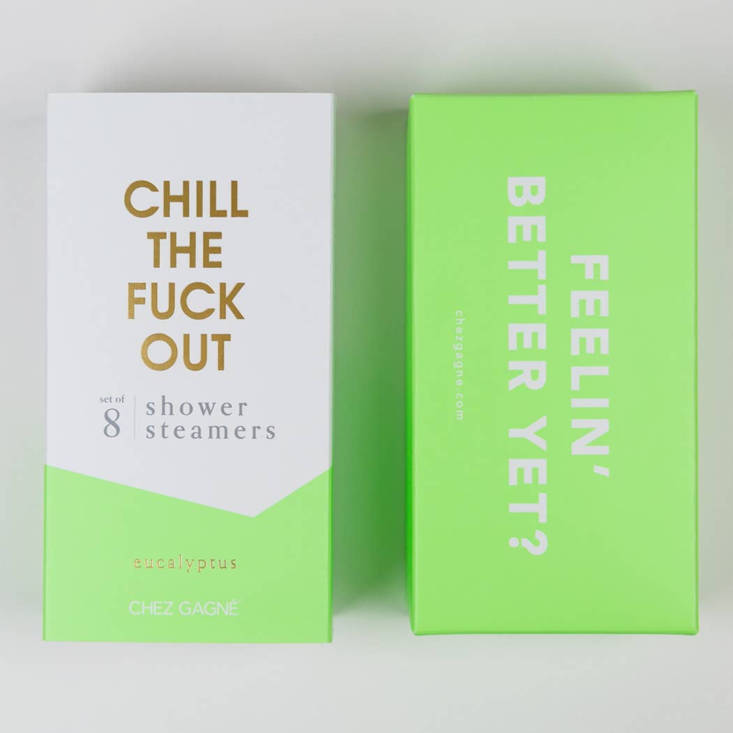 Chill the Fuck Out Shower Steamers - Eucalyptus - Pretty by Her - handmade locally in Cambridge, Ontario