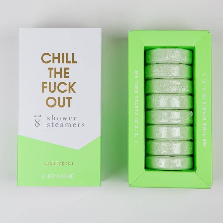 Chill the Fuck Out Shower Steamers - Eucalyptus - Pretty by Her - handmade locally in Cambridge, Ontario