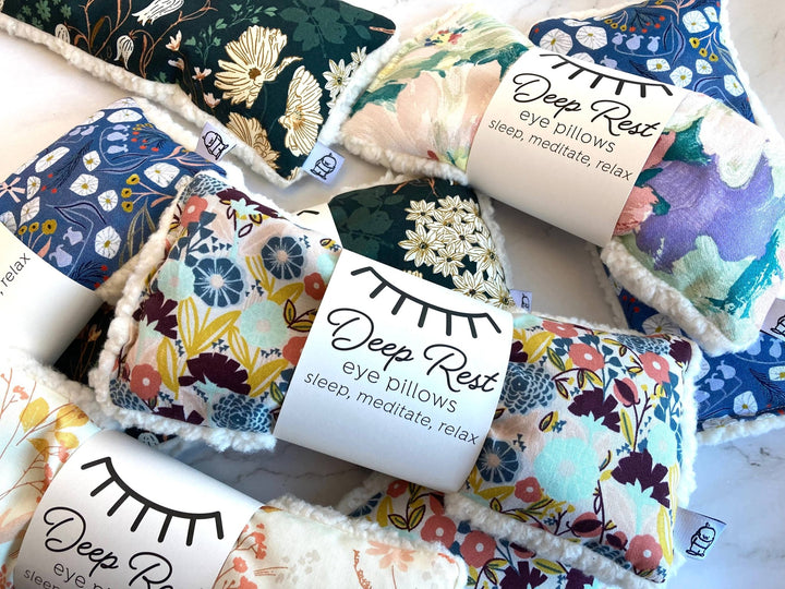 Deep Rest Eye Pillow | Emerald - Pretty by Her - handmade locally in Cambridge, Ontario