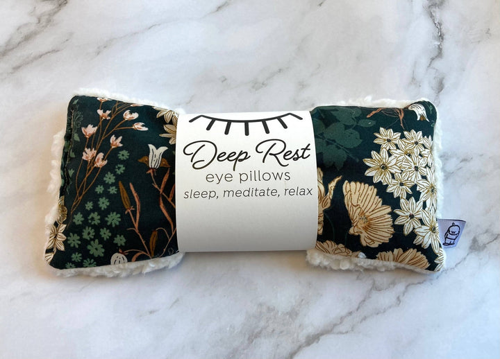 Deep Rest Eye Pillow | Emerald - Pretty by Her - handmade locally in Cambridge, Ontario