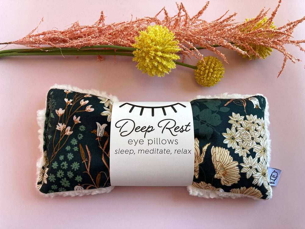 Deep Rest Eye Pillow | Emerald - Pretty by Her - handmade locally in Cambridge, Ontario