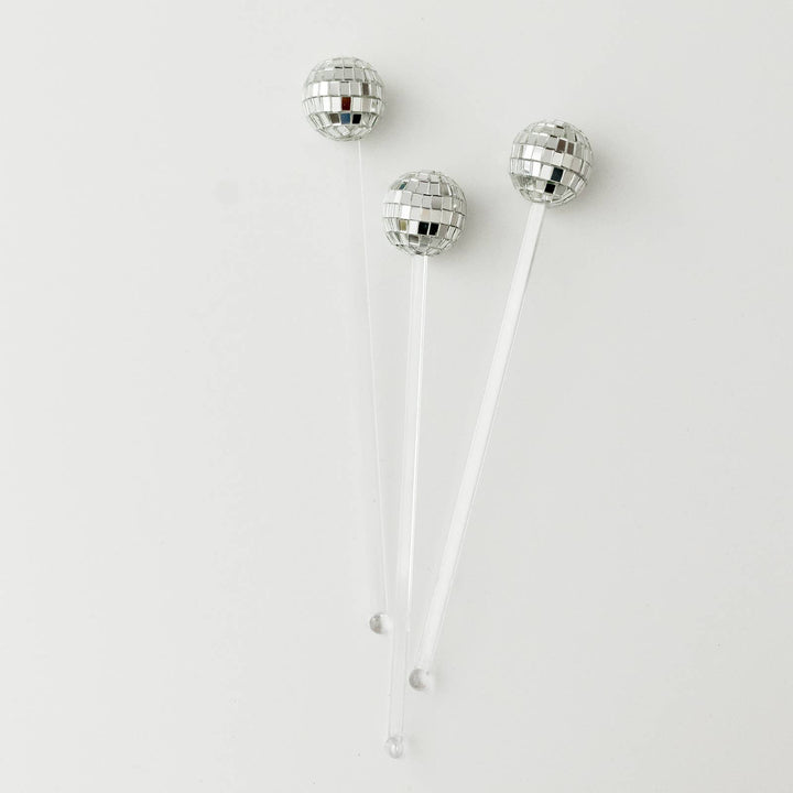 Disco ball plant stick: Plastic Free - Pretty by Her - handmade locally in Cambridge, Ontario