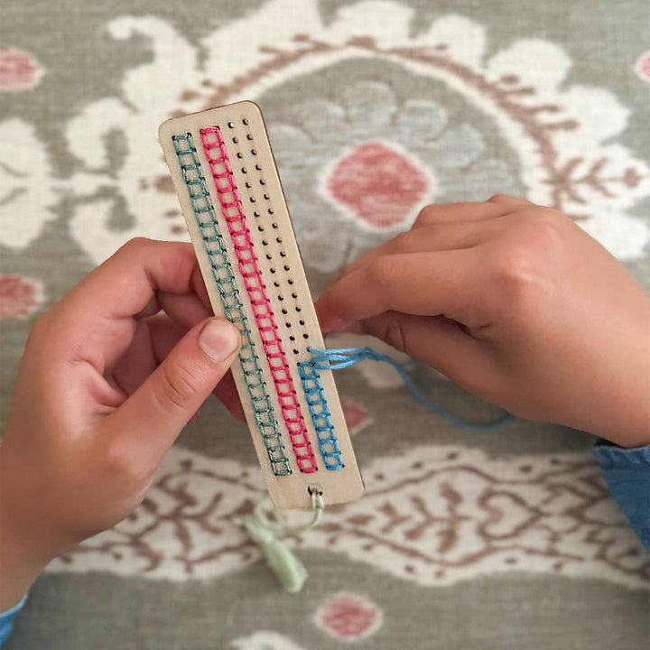 DIY Craft Kit - Kids: Make Your Own Stitched Tassel Bookmark - Pretty by Her - handmade locally in Cambridge, Ontario