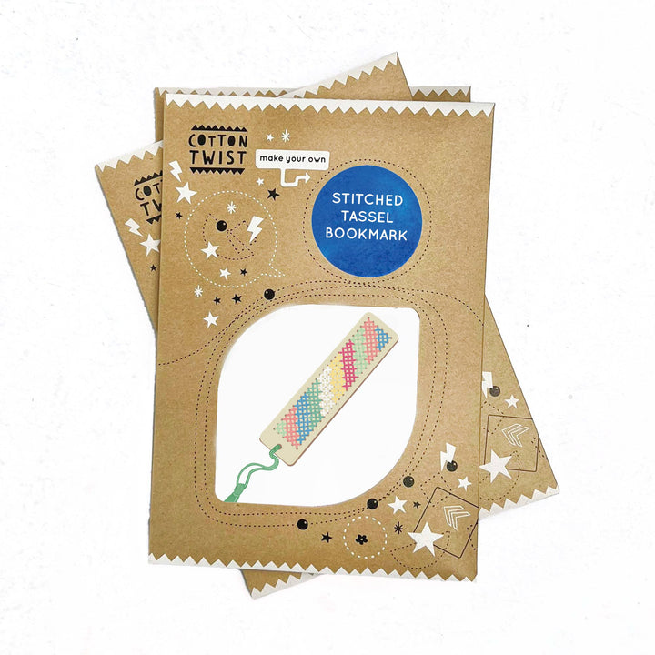 DIY Craft Kit - Kids: Make Your Own Stitched Tassel Bookmark - Pretty by Her - handmade locally in Cambridge, Ontario