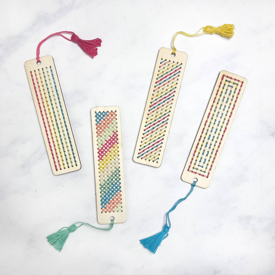 DIY Craft Kit - Kids: Make Your Own Stitched Tassel Bookmark - Pretty by Her - handmade locally in Cambridge, Ontario