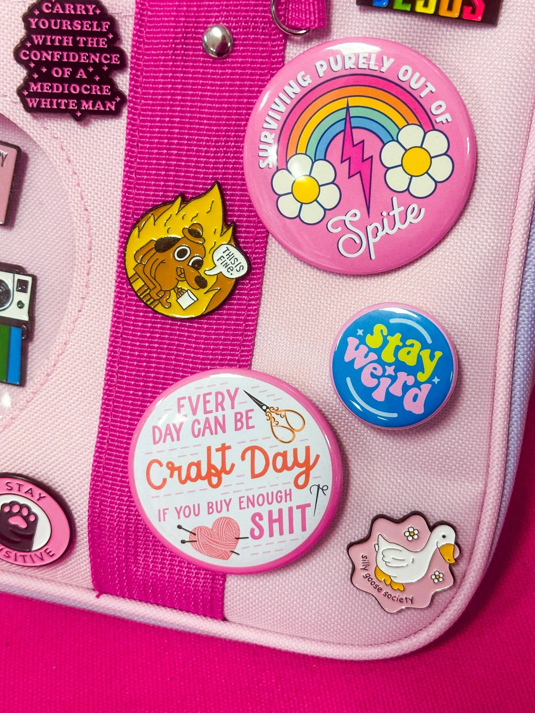 DIY Until I Die (Button!): 1.25" - Pretty by Her - handmade locally in Cambridge, Ontario