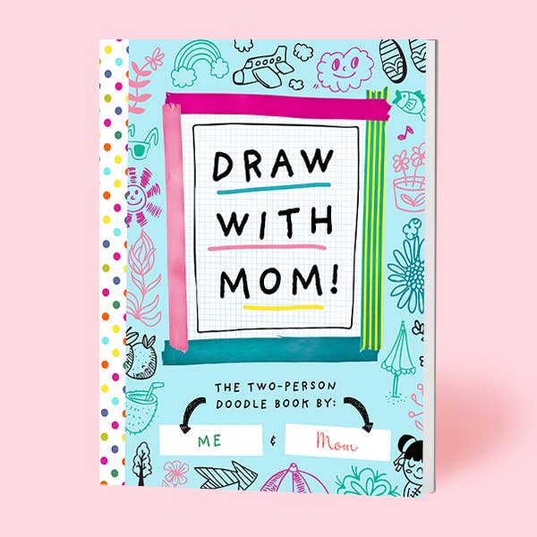 Draw With Mom! (Kids Doodle Coloring Book) - Pretty by Her - handmade locally in Cambridge, Ontario