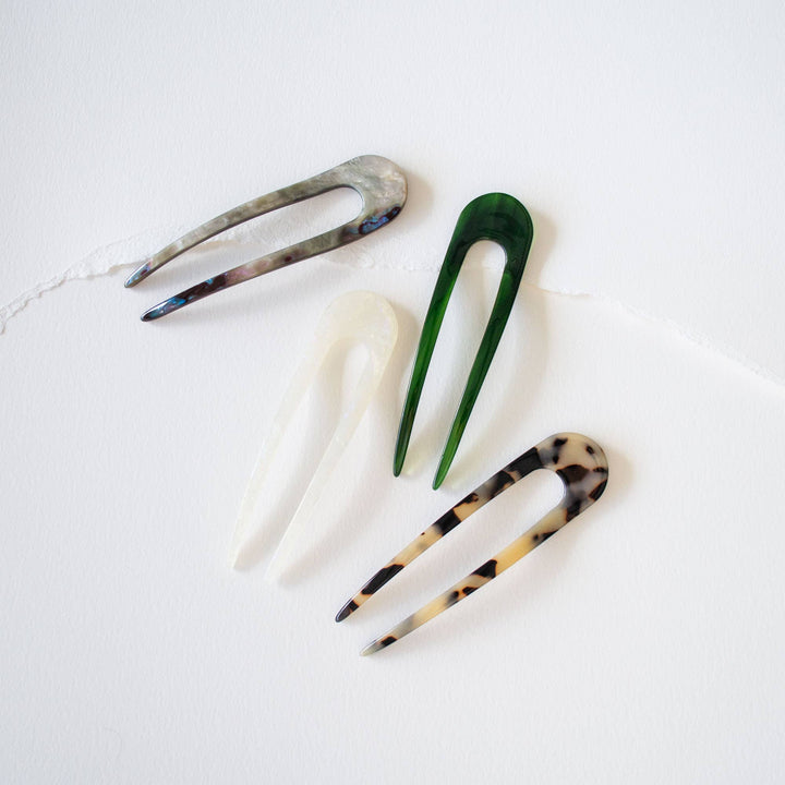 Eco The French Hair Pin: Ivory Pearl - Pretty by Her - handmade locally in Cambridge, Ontario