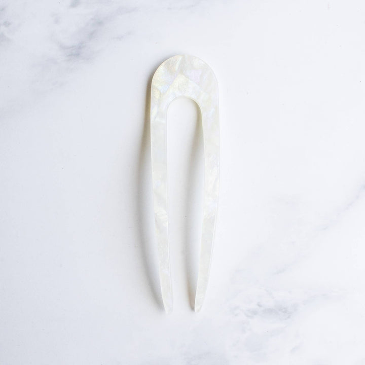 Eco The French Hair Pin: Ivory Pearl - Pretty by Her - handmade locally in Cambridge, Ontario