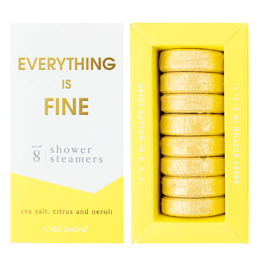 Everything is Fine Shower Steamers - Sea Salt, Citrus & Neroli - Pretty by Her - handmade locally in Cambridge, Ontario