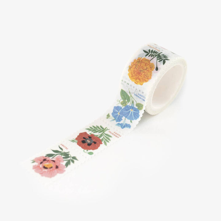 FLORALS | PERFORATED WASHI TAPE - Pretty by Her - handmade locally in Cambridge, Ontario