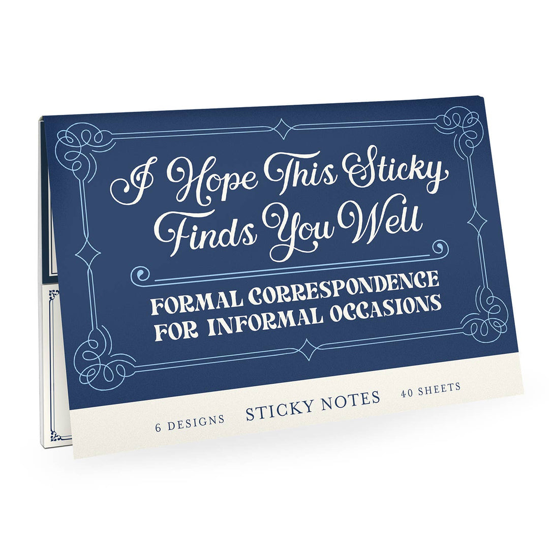 Formal Sticky Notes Packet - Pretty by Her - handmade locally in Cambridge, Ontario