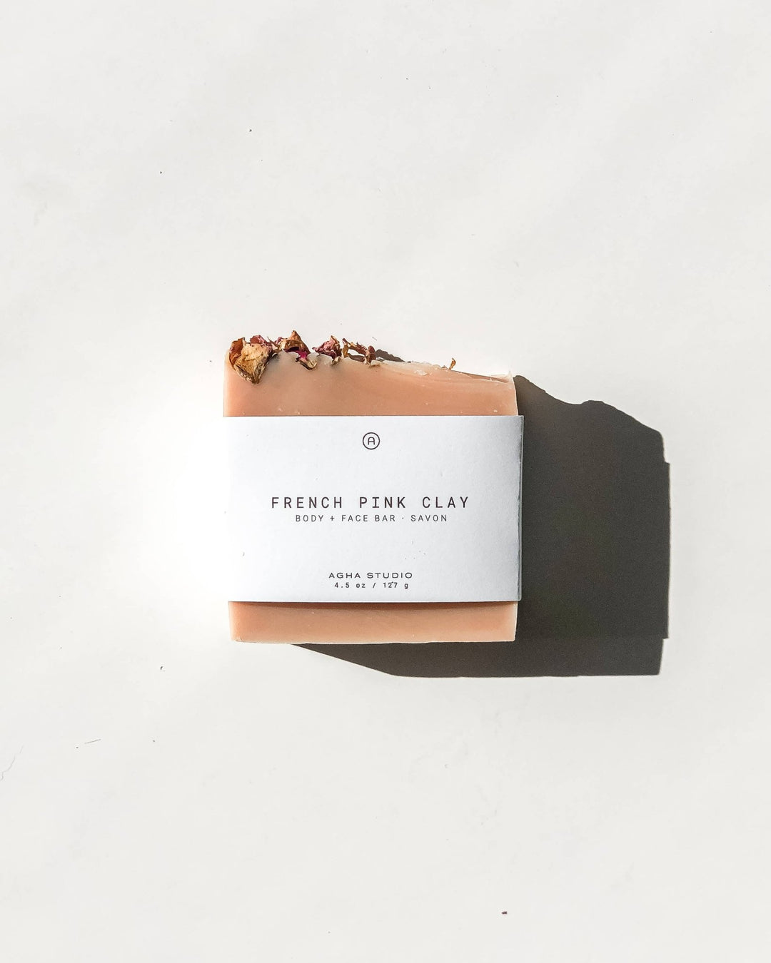 French Pink Clay Body + Face Bar - Pretty by Her - handmade locally in Cambridge, Ontario