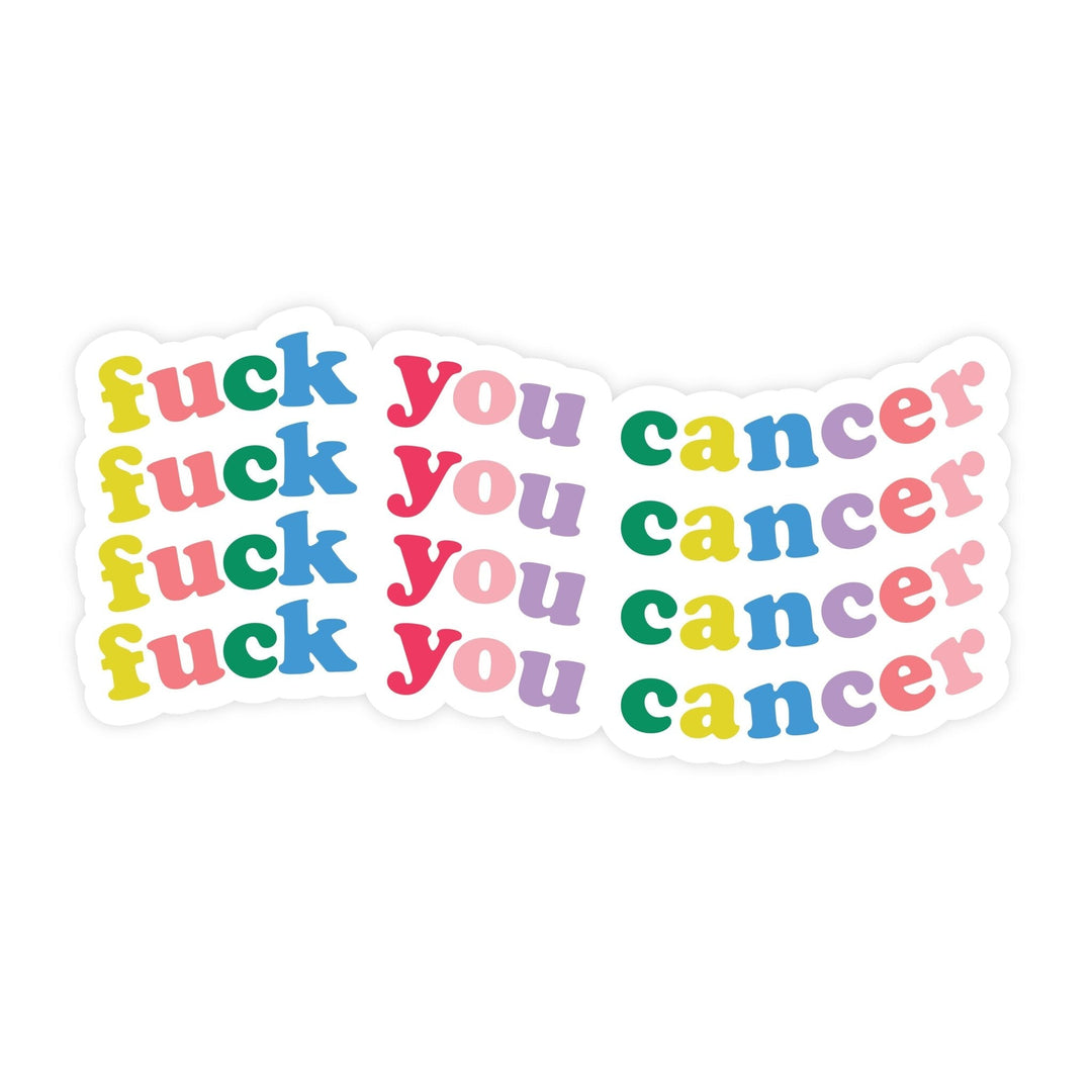 Fuck You Cancer Magnet - Pretty by Her - handmade locally in Cambridge, Ontario