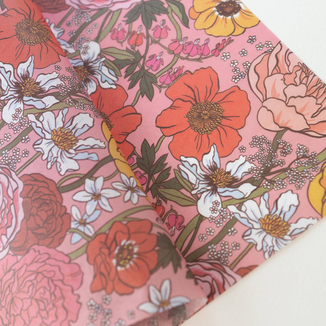 GARDEN FLORA | Tissue Paper (10 sheets) - Pretty by Her - handmade locally in Cambridge, Ontario