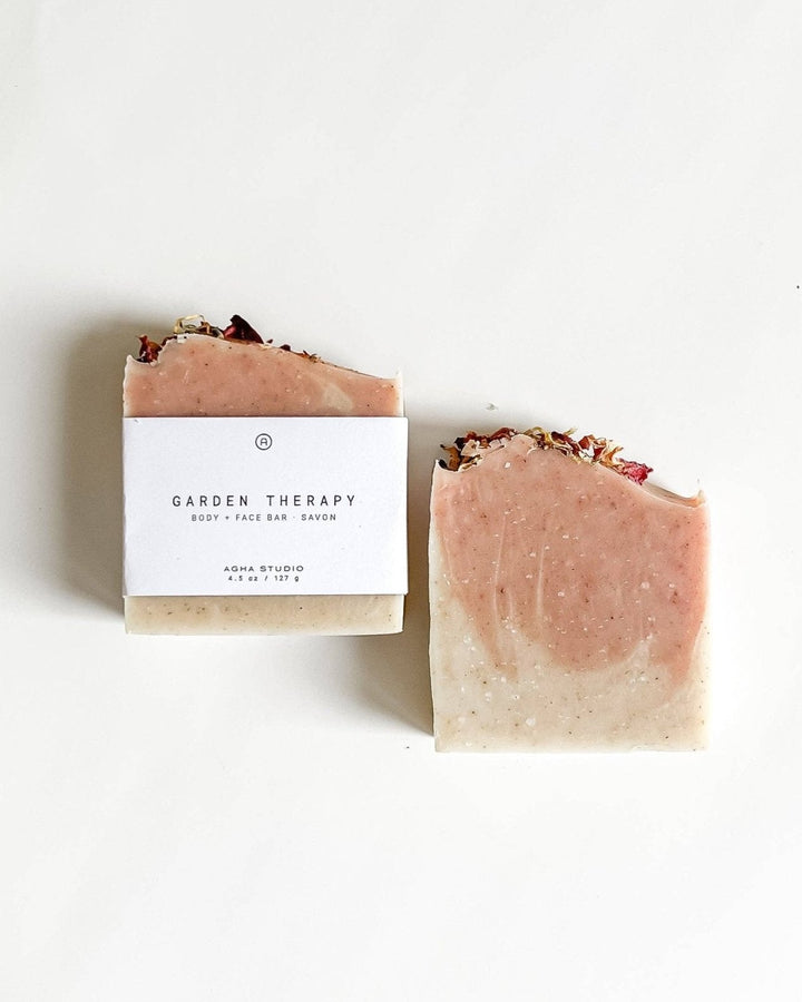 Garden Therapy Body + Face Bar - Pretty by Her - handmade locally in Cambridge, Ontario