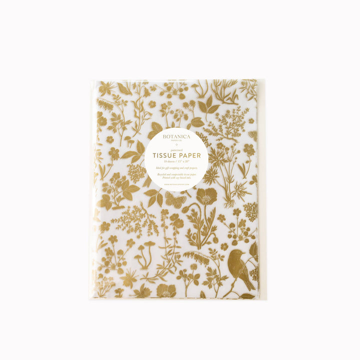 GOLD MEADOW | Tissue Paper (10 sheets) - Pretty by Her - handmade locally in Cambridge, Ontario