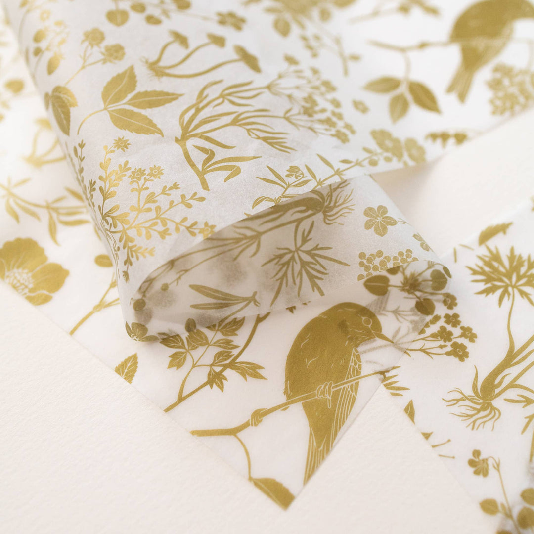 GOLD MEADOW | Tissue Paper (10 sheets) - Pretty by Her - handmade locally in Cambridge, Ontario