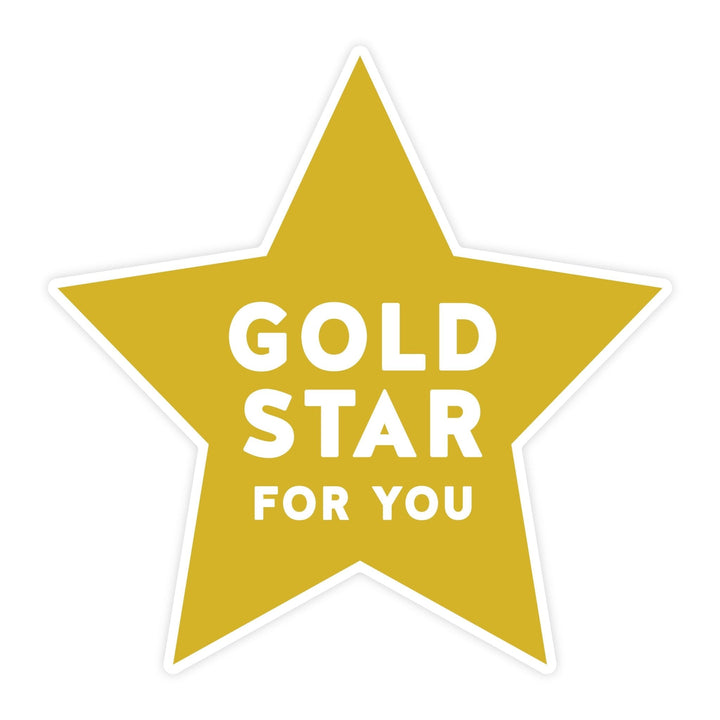 Gold Star For You Magnet - Pretty by Her - handmade locally in Cambridge, Ontario