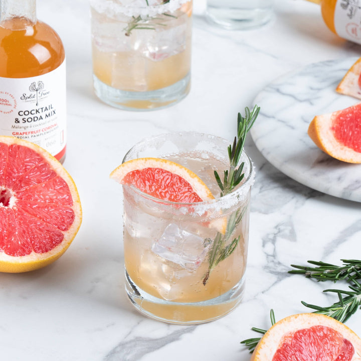 Grapefruit Cordial Cocktail and Soda Mix - Pretty by Her - handmade locally in Cambridge, Ontario