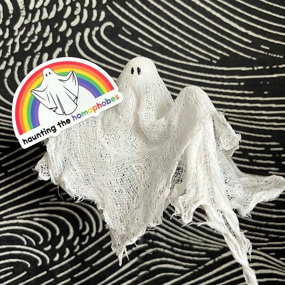 Haunting The Homophobes Magnet - Pretty by Her - handmade locally in Cambridge, Ontario