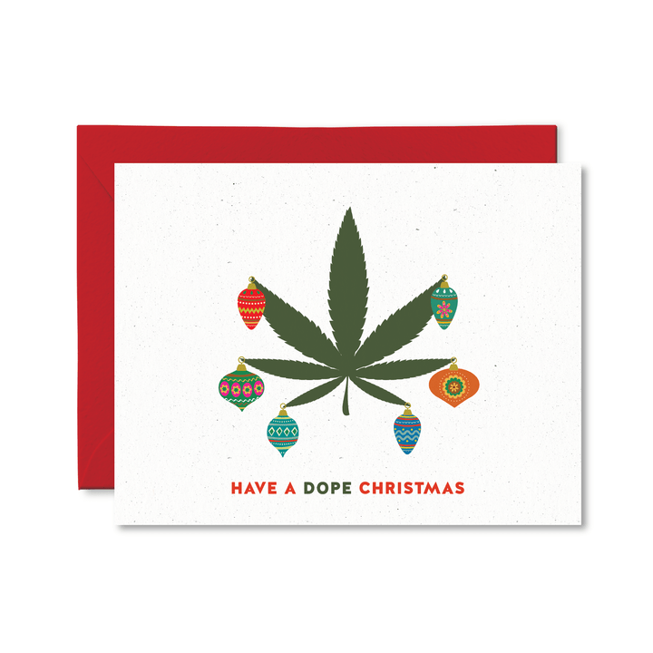 Have A Dope Christmas Card - Pretty by Her - handmade locally in Cambridge, Ontario