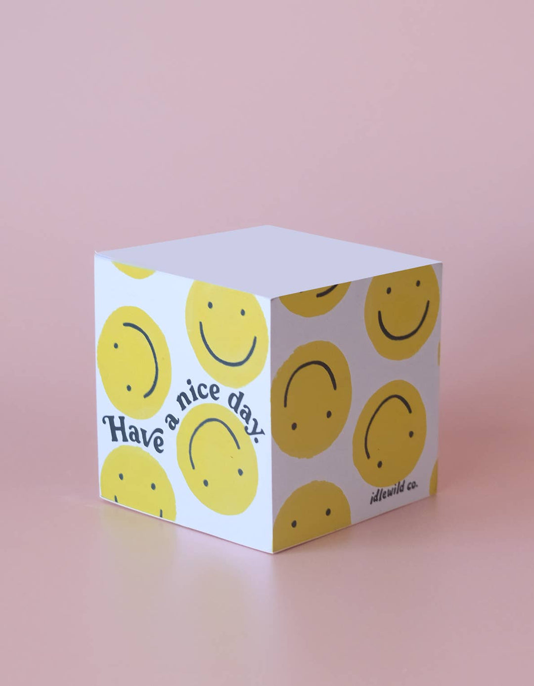 Have A Nice Day Sticky Note Cube - Pretty by Her - handmade locally in Cambridge, Ontario