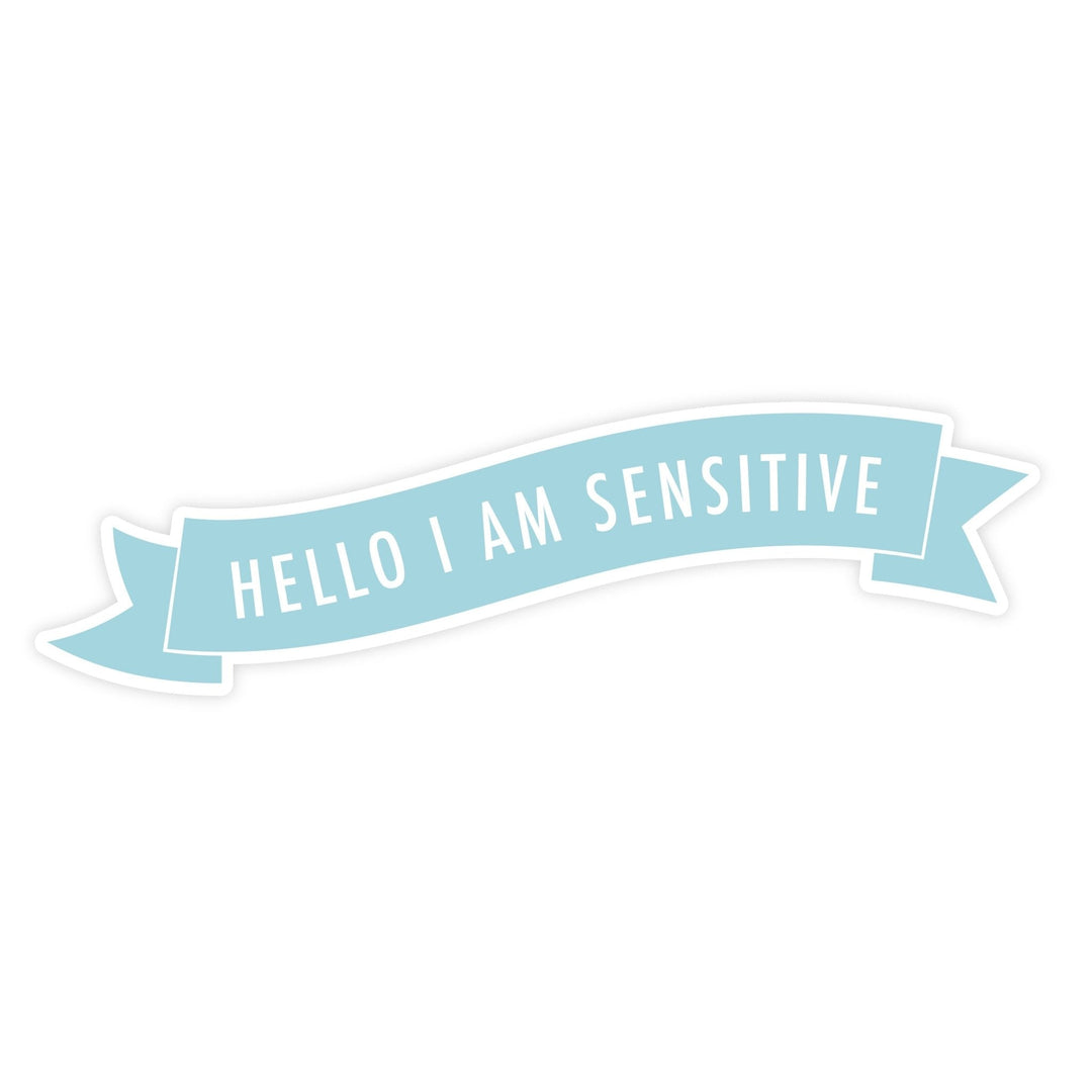 Hello I Am Sensitive Magnet - Pretty by Her - handmade locally in Cambridge, Ontario