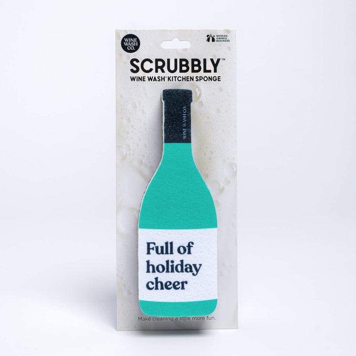 Holiday Scrubbly™ Sponge - Holiday Cheer - Pretty by Her - handmade locally in Cambridge, Ontario