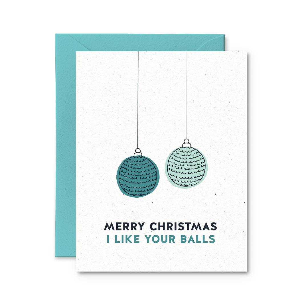 I Like Your Balls Card - Pretty by Her - handmade locally in Cambridge, Ontario