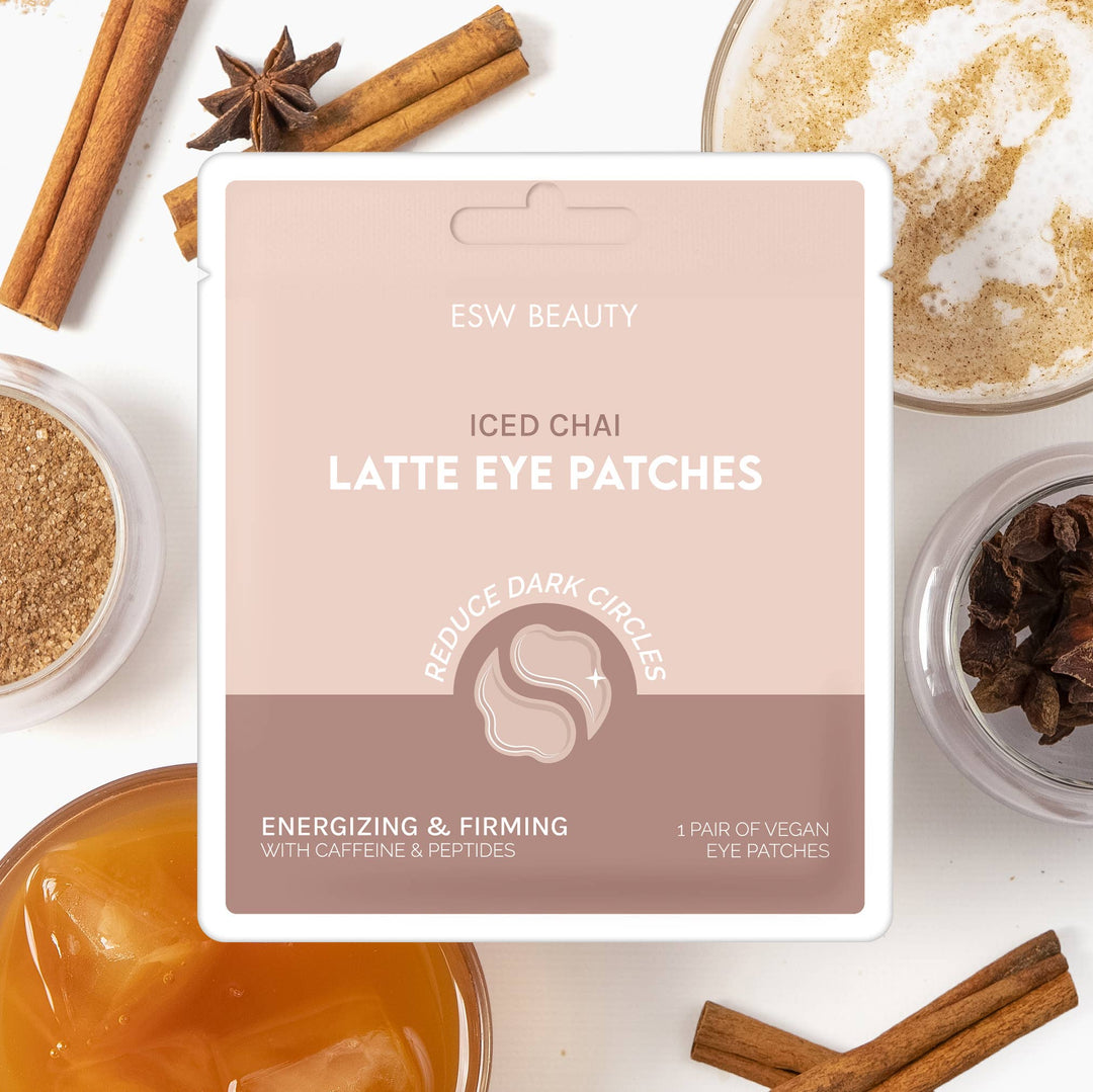 Iced Chai Latte Energizing & Firming Eye Patches - Pretty by Her - handmade locally in Cambridge, Ontario