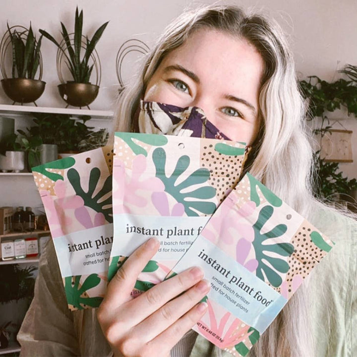 Instant Plant Food (4 Tablet) for Houseplants - Pretty by Her - handmade locally in Cambridge, Ontario