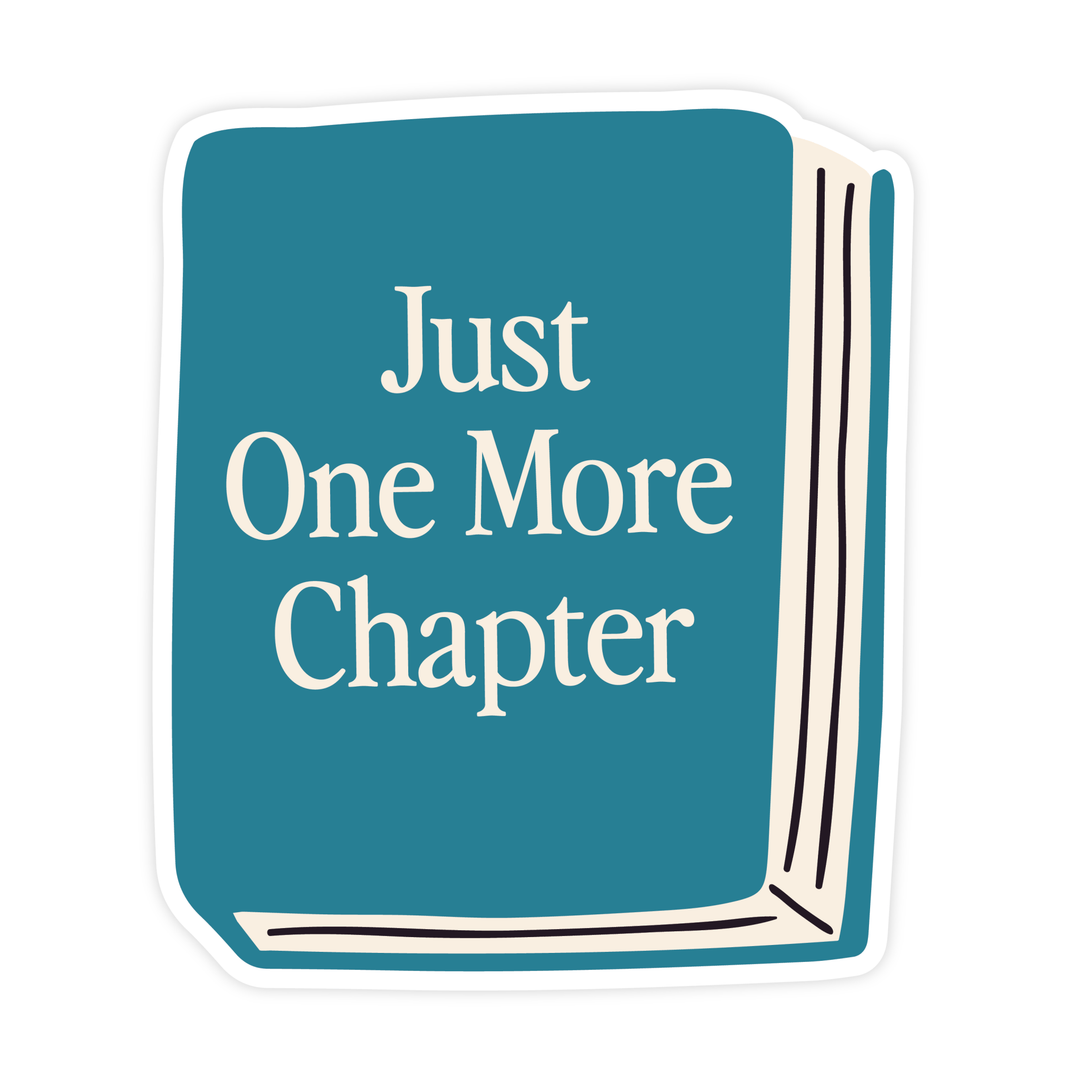 Just One More Chapter Magnet - Pretty by Her - handmade locally in Cambridge, Ontario