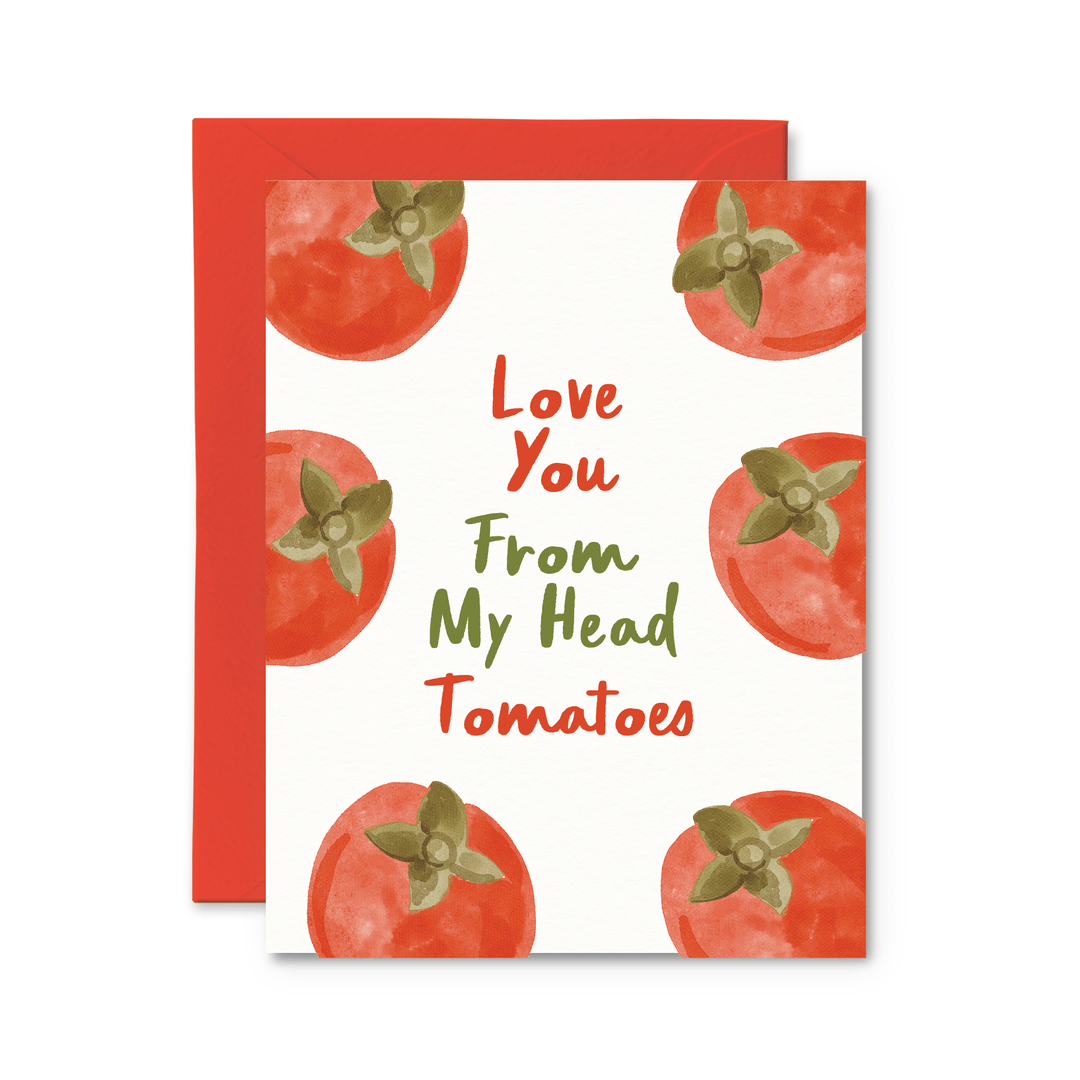 Love You From My Head Tomatoes - Pretty by Her - handmade locally in Cambridge, Ontario