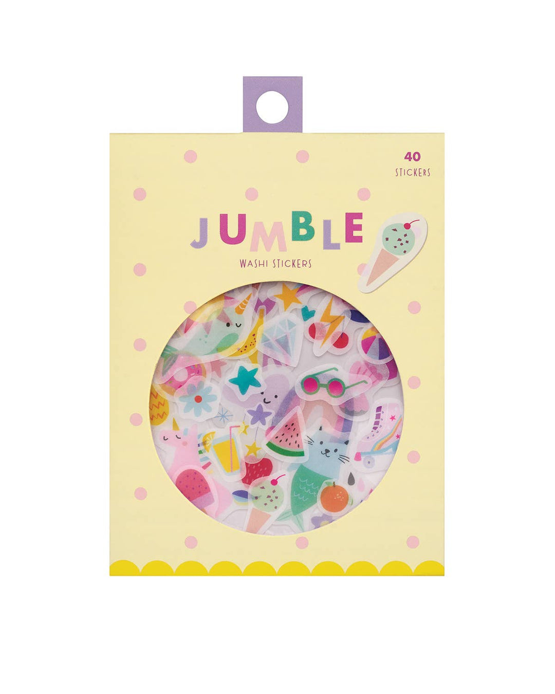 Magical Day Jumble Washi Stickers - Pretty by Her - handmade locally in Cambridge, Ontario