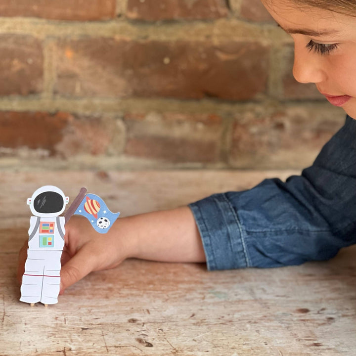 Make Your Own Astronaut Peg Doll - Pretty by Her - handmade locally in Cambridge, Ontario